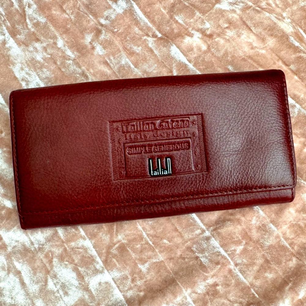 Itaian leather wallet!